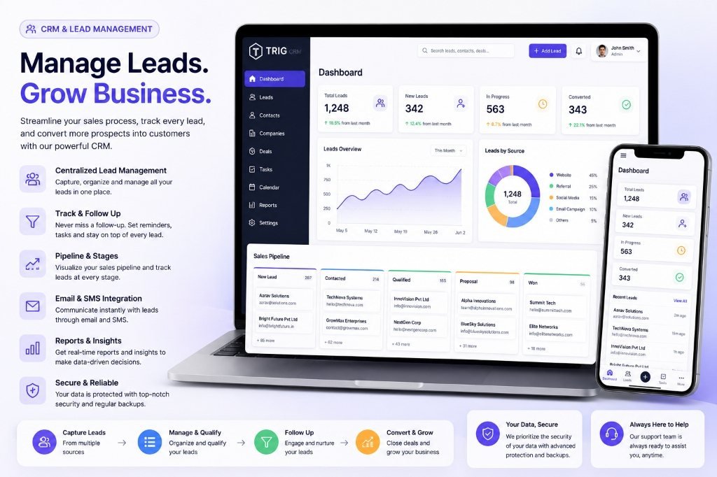 CRM Software & Sales Lead Management System